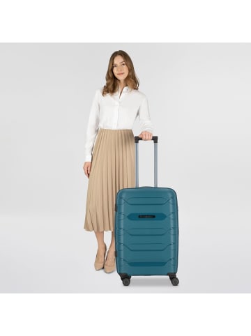 Polestream Strz by Asteroid 4 Rollen Trolley M 64 cm mit Dehnfalte deepsea green