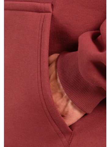 SMILODOX Hoodie Fortes in Bordeaux