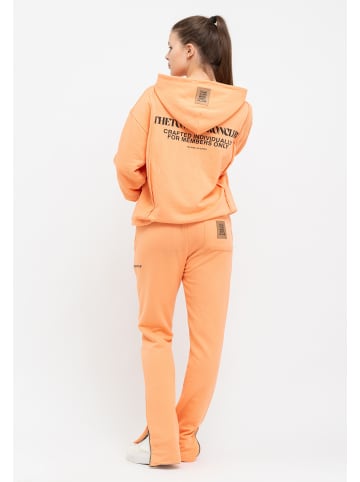 Tom Barron Freizeitanzug Casual Sweatshirt And Pant Set in orange