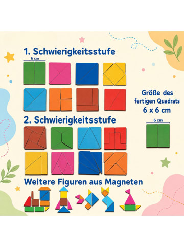 MAGNIKON Magnetisches Tangram ab 3 Jahren