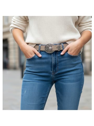 FRONHOFER Damen Ledergürtel in Schwarz