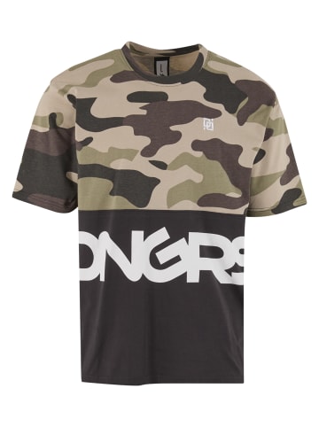 DNGRS Dangerous T-Shirt in camou19/jet black