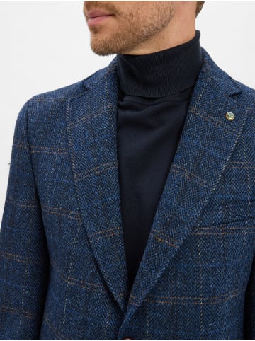 CARL GROSS Sakko Theo in marine camel