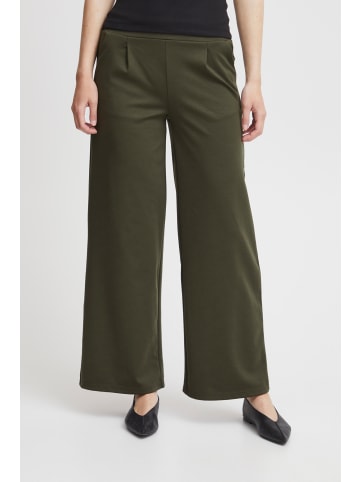 ICHI Freizeithose IHKATE Straight fit in Forest Night