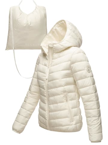 Marikoo Steppjacke Pack Mich Ein in Off White