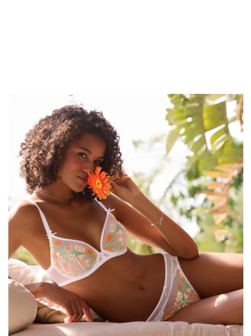 LASCANA Slip in weiß-neon