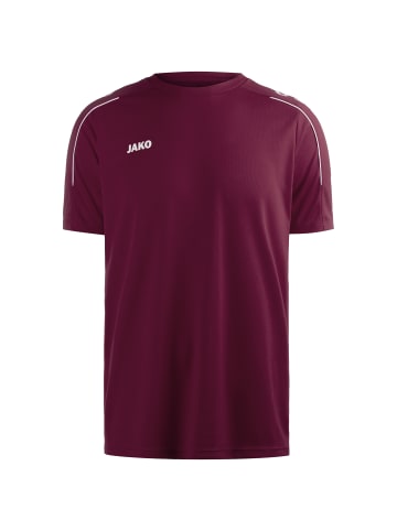 Jako Trainingsshirt Classico in bordeaux / weiß