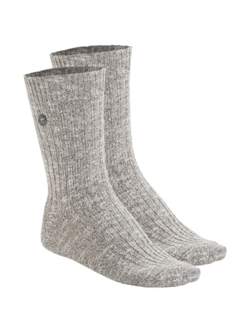 Birkenstock Socken 2er Pack in Grau/Weiß