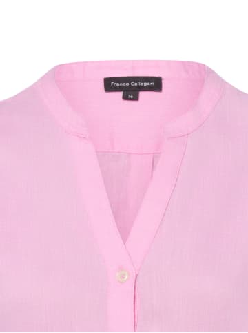 Franco Callegari Leinenbluse in rosa - 0106