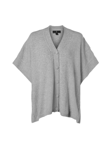 Mart Visser Ayla Lurex Poncho Grau/Silber