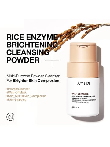 Anua Reinigungspuder Reisenzym Aufhellendes, 40 g
