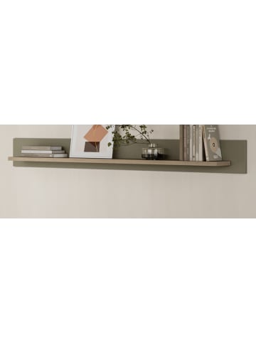 Furn.Design Wandboard Salbei grün, Eiche 150 cm, Wandregal skandinavisch