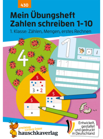 Hauschka Buch - Mein Übungsheft Zahlen schreiben lernen 1-10 - Vorschule, Schulanfa