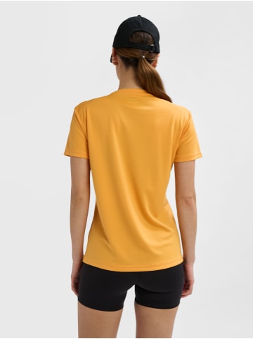 Hummel Hummel T-Shirt Hmlactive Multisport Damen Atmungsaktiv Schnelltrocknend in BLAZING ORANGE