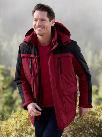 WITT WEIDEN Funktionsjacke in dunkelrot-schwarz