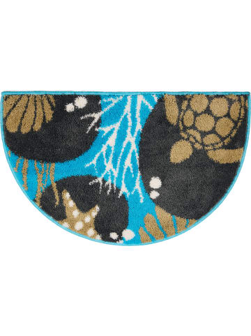 Erwin Müller Duschvorlage Nemea in türkis-taupe