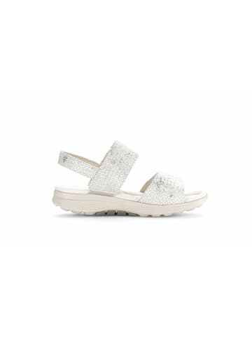 Gabor Plateau Sandalen für Damen in silber