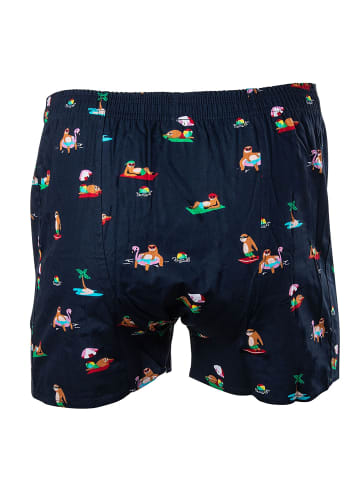 Happy Shorts Web-Boxershorts 3er Pack in Poolparty/Donkeys/Mexican Cactus