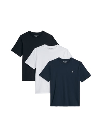 Marc O'Polo Dreierpack Rundhals-T-Shirts regular in Weiß