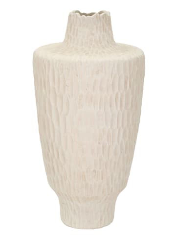 Mauro Ferretti Cremefarbene Magnesiumvase, ø 29,5 x 57 cm