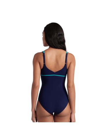 Arena Badeanzug Jennifer Wing Back in Blau