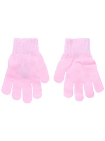Lilo & Stitch 2-tlg. Winter Set: Disney Stitch Bommelmütze & Handschuhe in Rosa