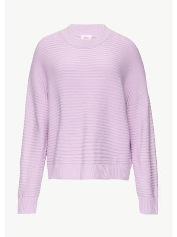 s.Oliver Strickpullover langarm in Lila