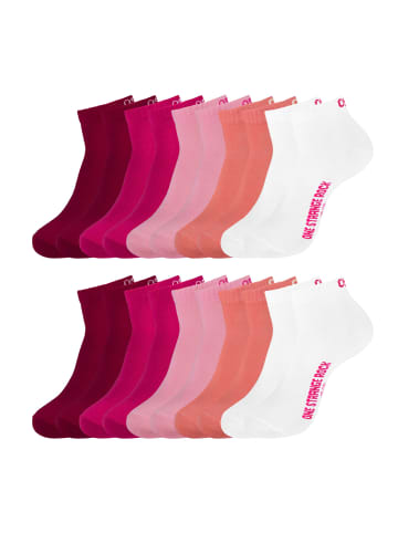 One Strange Rock 10 Paar Quarter Socken in Mehrfarbig