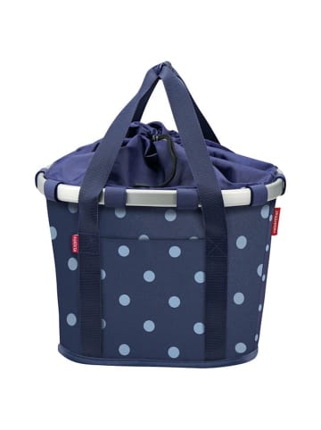 KLICKfix reisenthel Bikebasket 15 - Lenkerkorb 35 cm in mixed dots blue