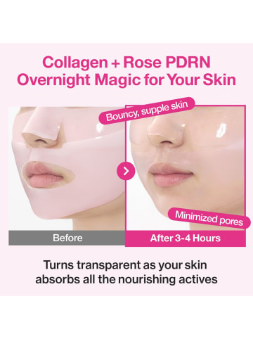NUMBUZIN Hydrogel-Maske Nr.2 Rose PDRN Overnight Collagen, 30 g