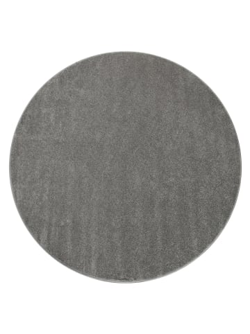 KADIMA DESIGN Waschbarer Teppich waschmaschinenwaschbar Unifarben Küche, Flur in Anthrazit