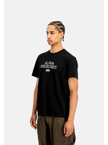 Alpha Industries T-Shirt in schwarz