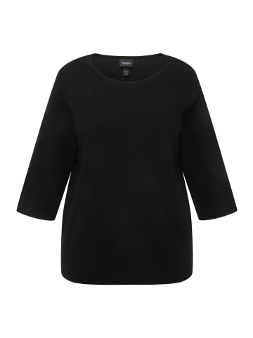 Ulla Popken Sweatshirt in schwarz