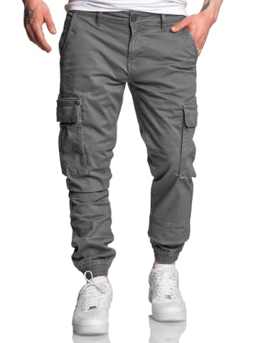 REPUBLIX Jogger Chino Luke in Dunkelgrau