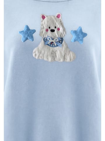 myMo Women Sweatshirt in Light Blue