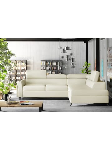 MF Design Katara Recamiere Rechts in Elfenbein -  (L) 265 x (B) 265 x (H) 92 cm