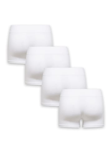 ONLY Elastische Mini Leggins Shorts 4-er Pack Hotpants in Weiß
