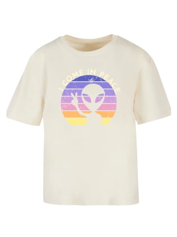 F4NT4STIC Tee Alien Peace Sunset in Whitesand