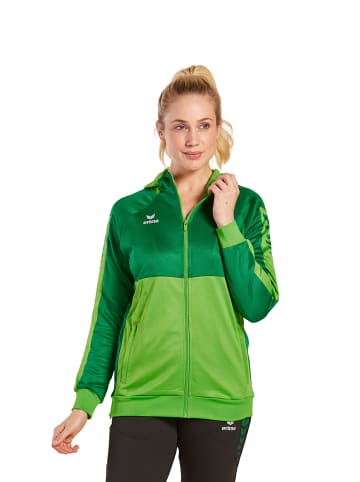 erima Six Wings Trainingsjacke mit Kapuze in green/smaragd