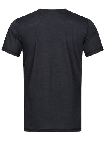 super.natural Merino T-Shirt in schwarz