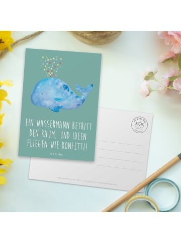 Mr. & Mrs. Panda Wanddeko Wassermann Ideenflug mit Spruch in Meeresbrise