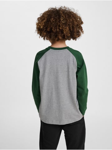 Hummel T-Shirt Hmljr Raglan Kinder in DARK GREEN