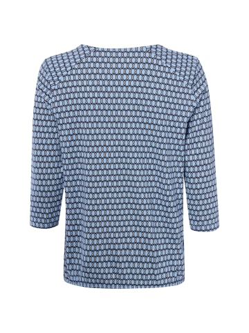 Olsen Shirt in hellblau weiß