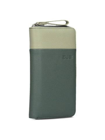 Zwei Eva EV2 - Geldbörse 15cc 19 cm (sage) in eucalyptus