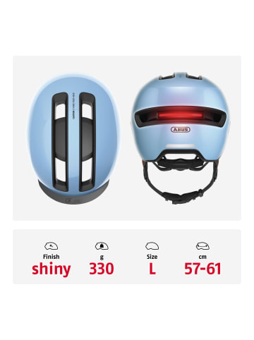 ABUS Kleinkinder- und Kinderhelm HUD-Y in iced blue