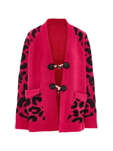 VIRITA Women Strickjacke in Pink Schwarz