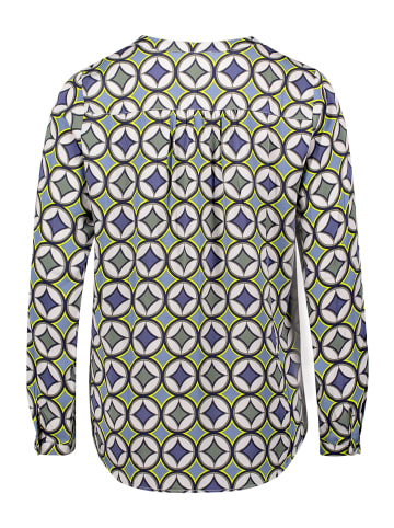 CARTOON Casual-Bluse mit Knöpfen in Blau/Grün