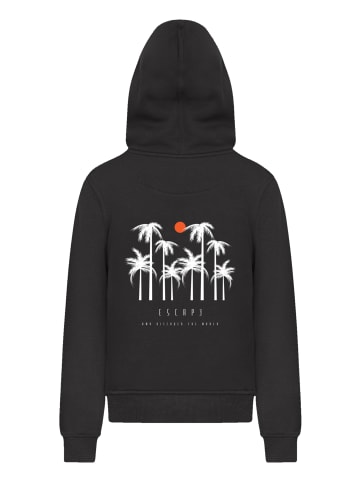 F4NT4STIC Hoodie Escape Discover the World Palm Trees in schwarz