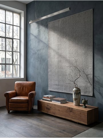 KADIMA DESIGN Teppich Kurzflor Uni pflegeleicht Wohnzimmer Schlafzimmer Flur in Grau