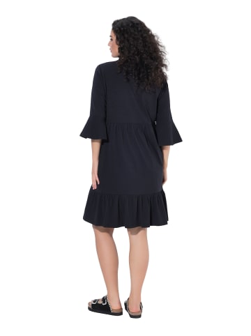 Ulla Popken Jerseykleid in schwarz